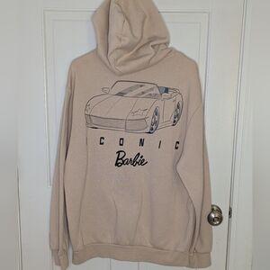 Barbie Iconic Tan Hoodie Size Large